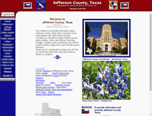 Tablet Screenshot of jeffersoncountytexas.us